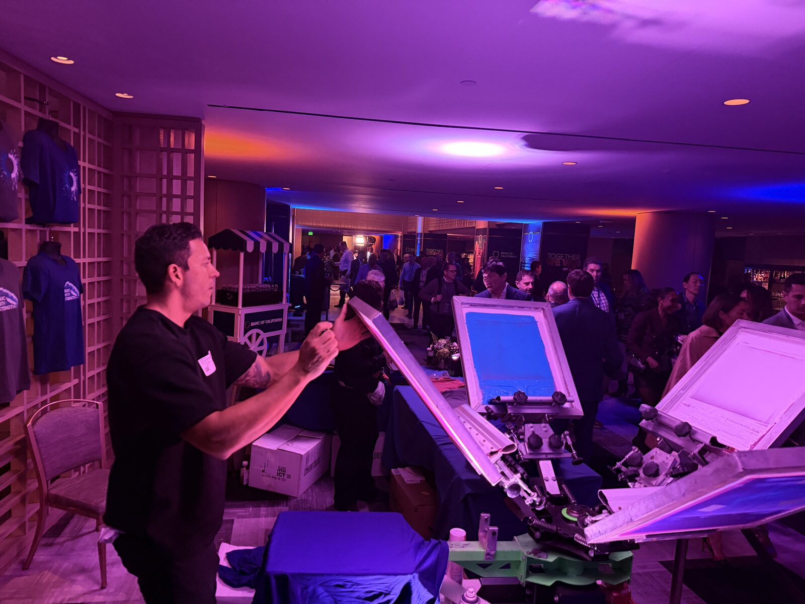 Corporate gala live printing rental